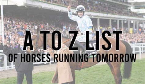 tomorrows non runners